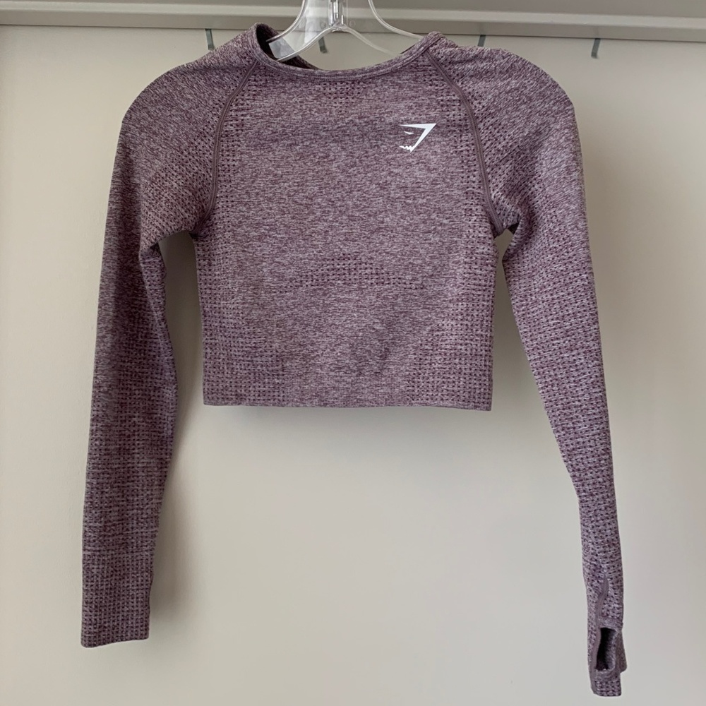 Gymshark vital seamless long sleeve crop top